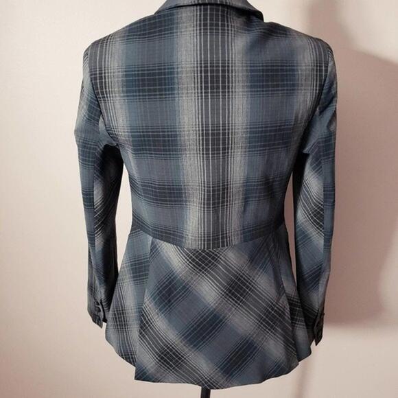 LKNW RACHEL Rachel Roy Blazer Plaid Blazer jacket 8 (U3 - Picture 3 of 6